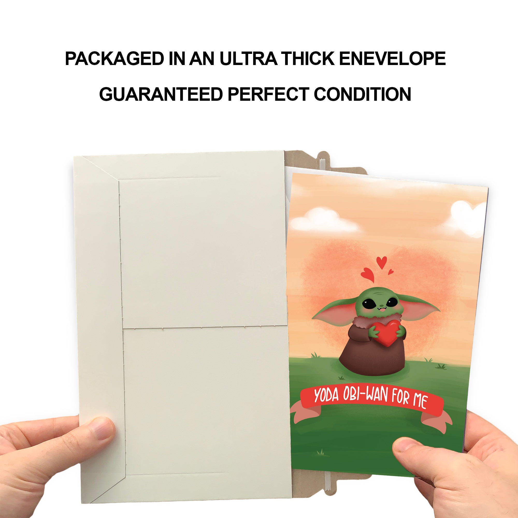 Funny Yoda Pun Valentine's Day Card