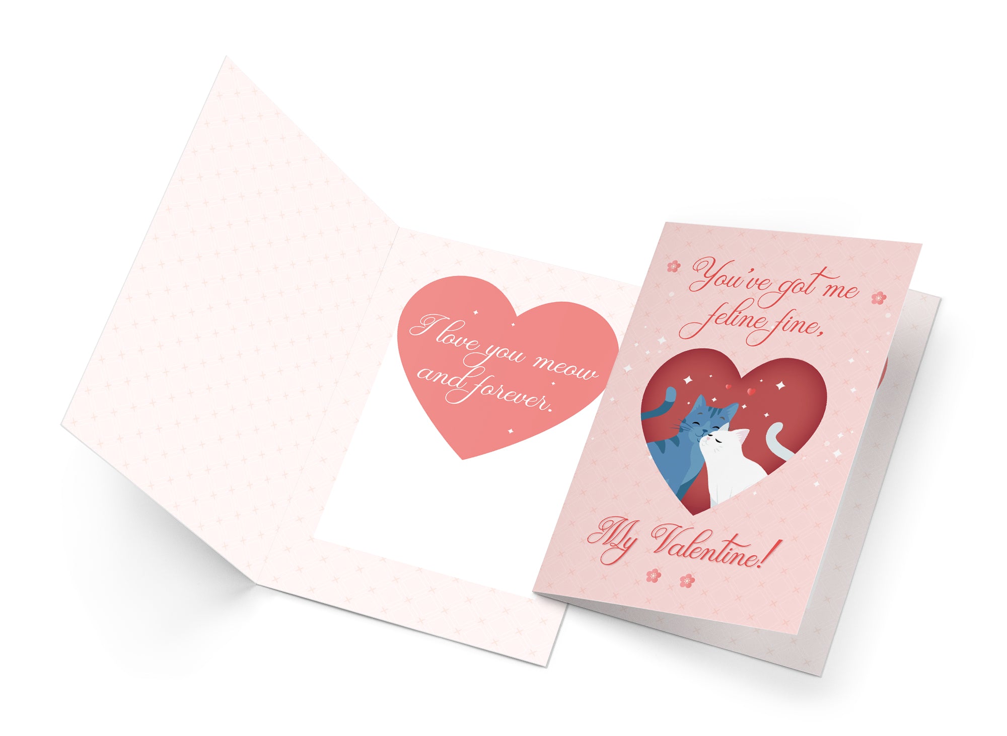 Funny Cat Pun Valentine's Day Card