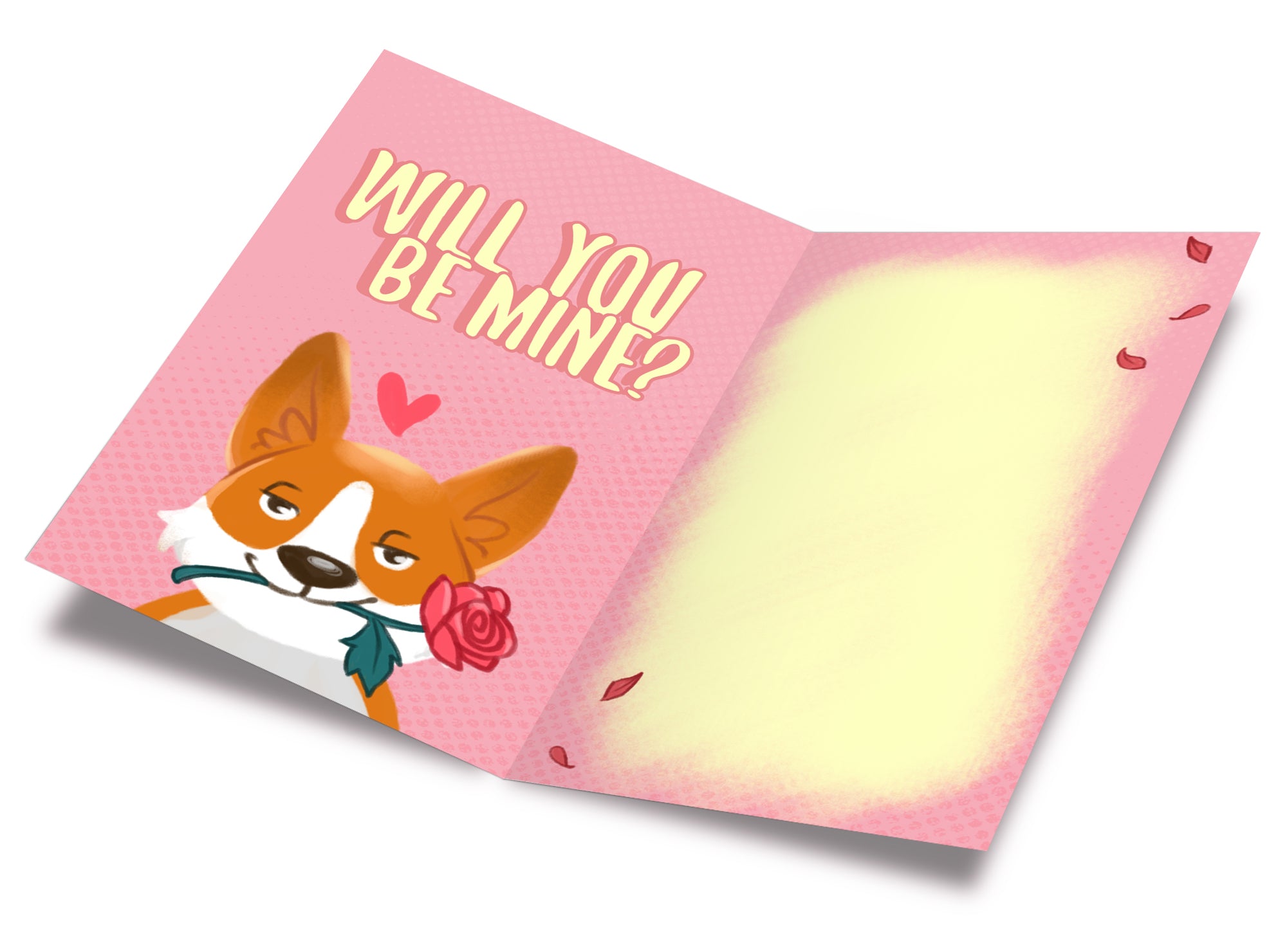 Valentine's Day Card Corgi Love