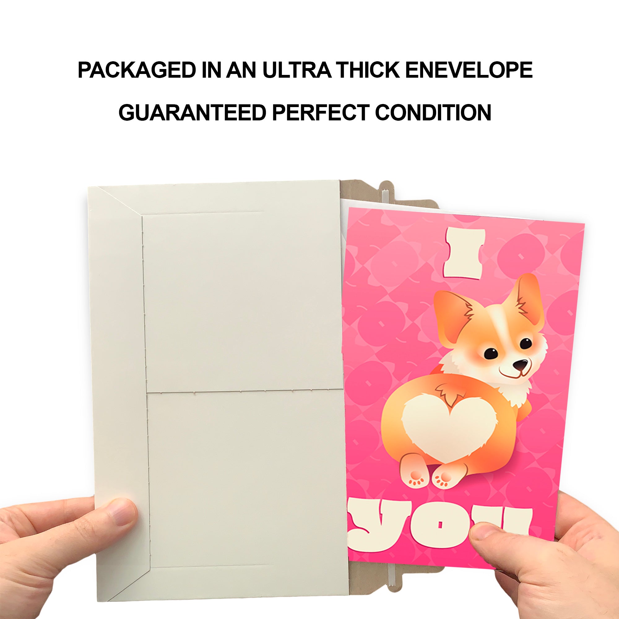 Valentine's Day Card Corgi