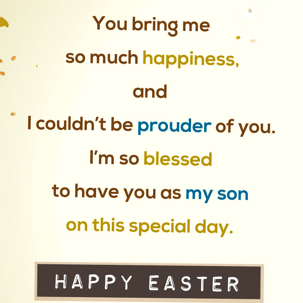 Son Easter Card
