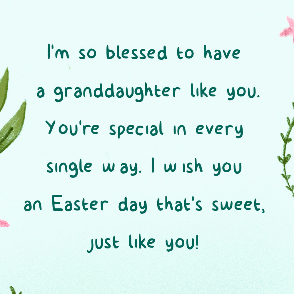 Granddaughter Easter Card