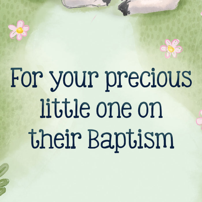 Baby Baptism Greeting Card