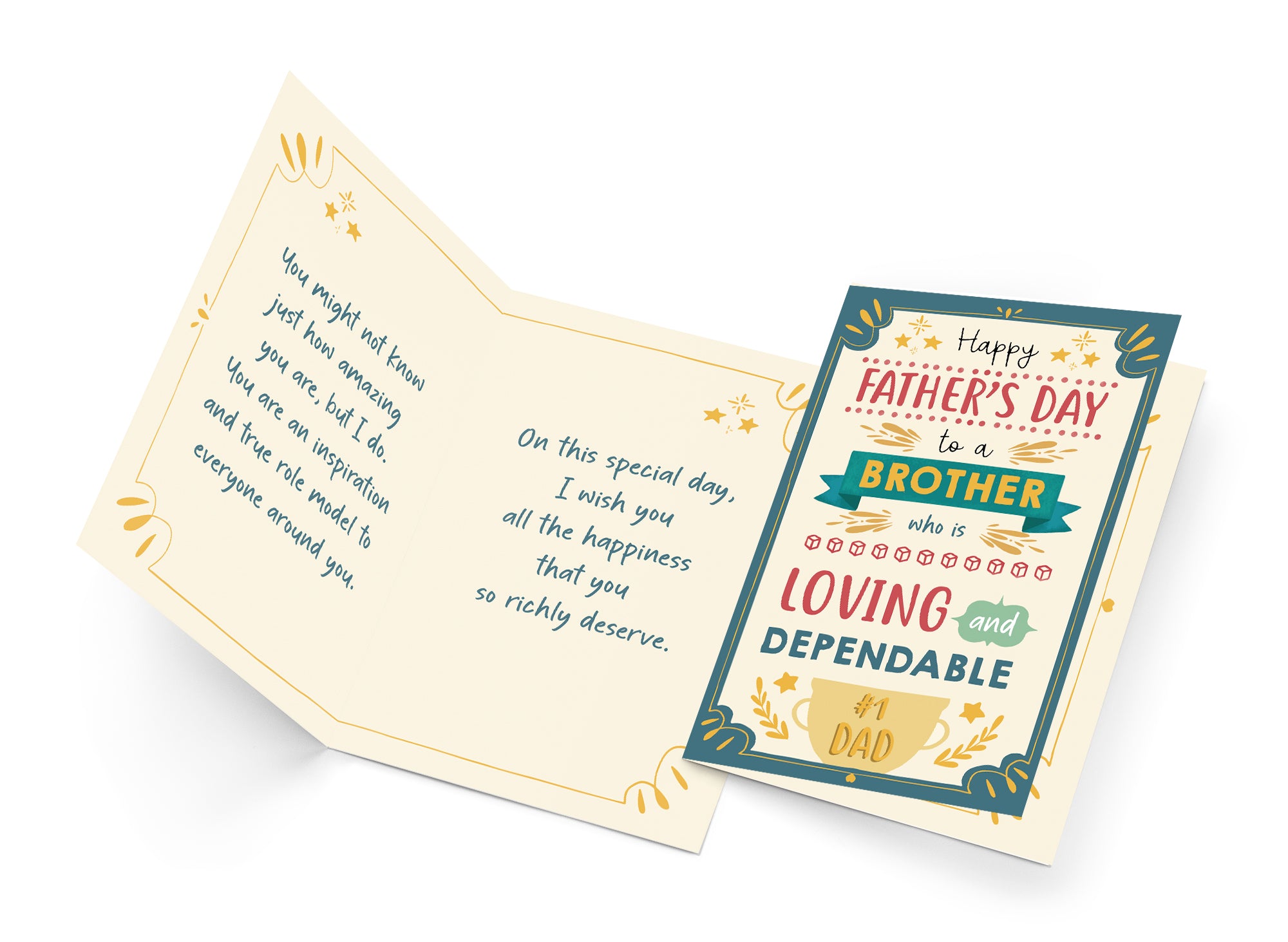 Father's Day Card For Brother