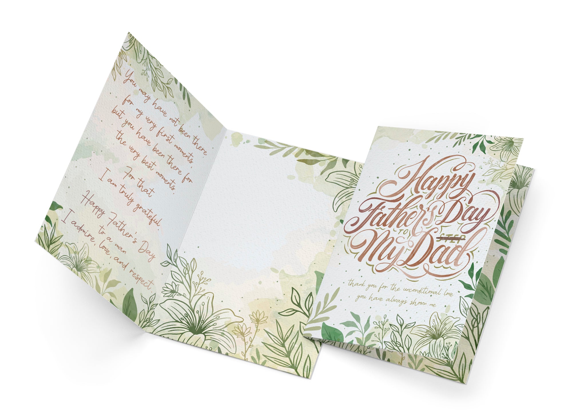 Father's Day Card For Step Dad