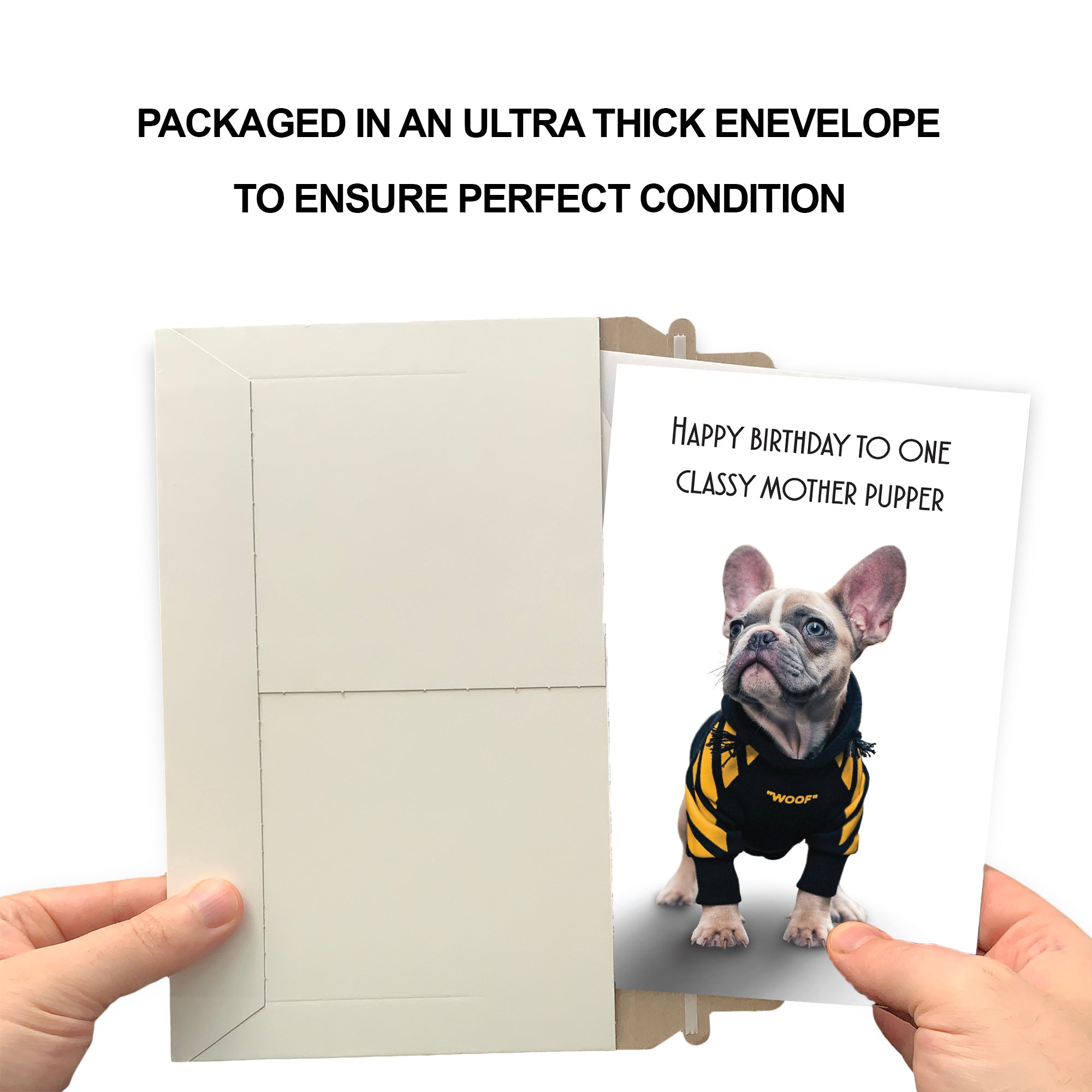 Funny Dog Birthday Card Pun With French Bulldog