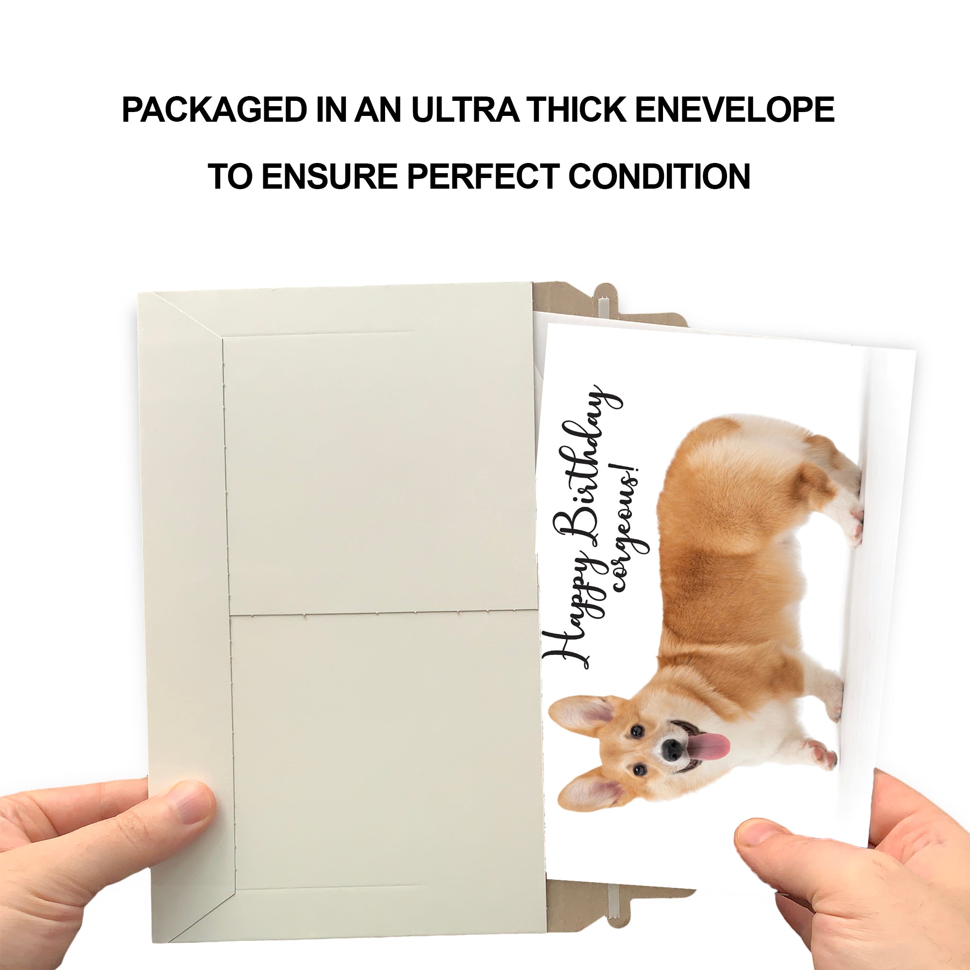 Funny Dog Birthday Card Pun With Corgi