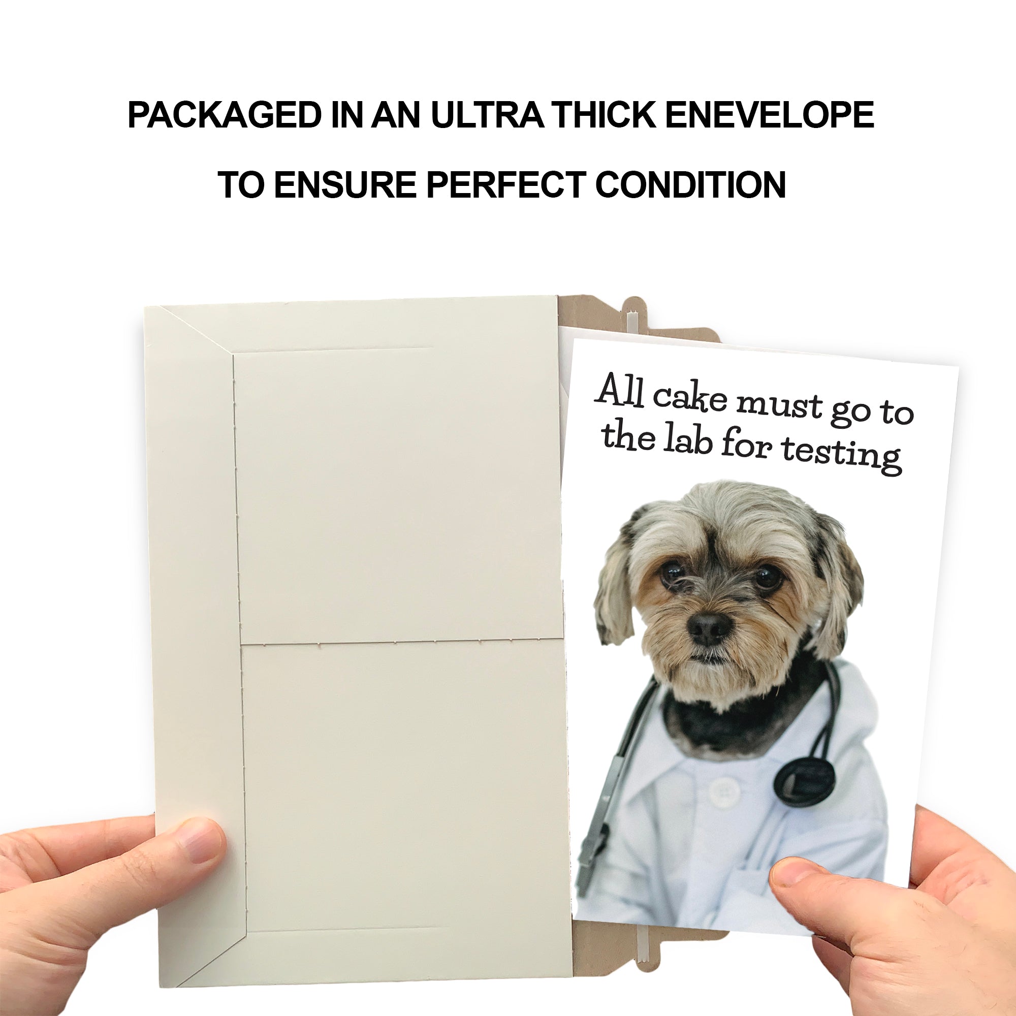 Funny Dog Birthday Card Pun With Yorkshire Terrier