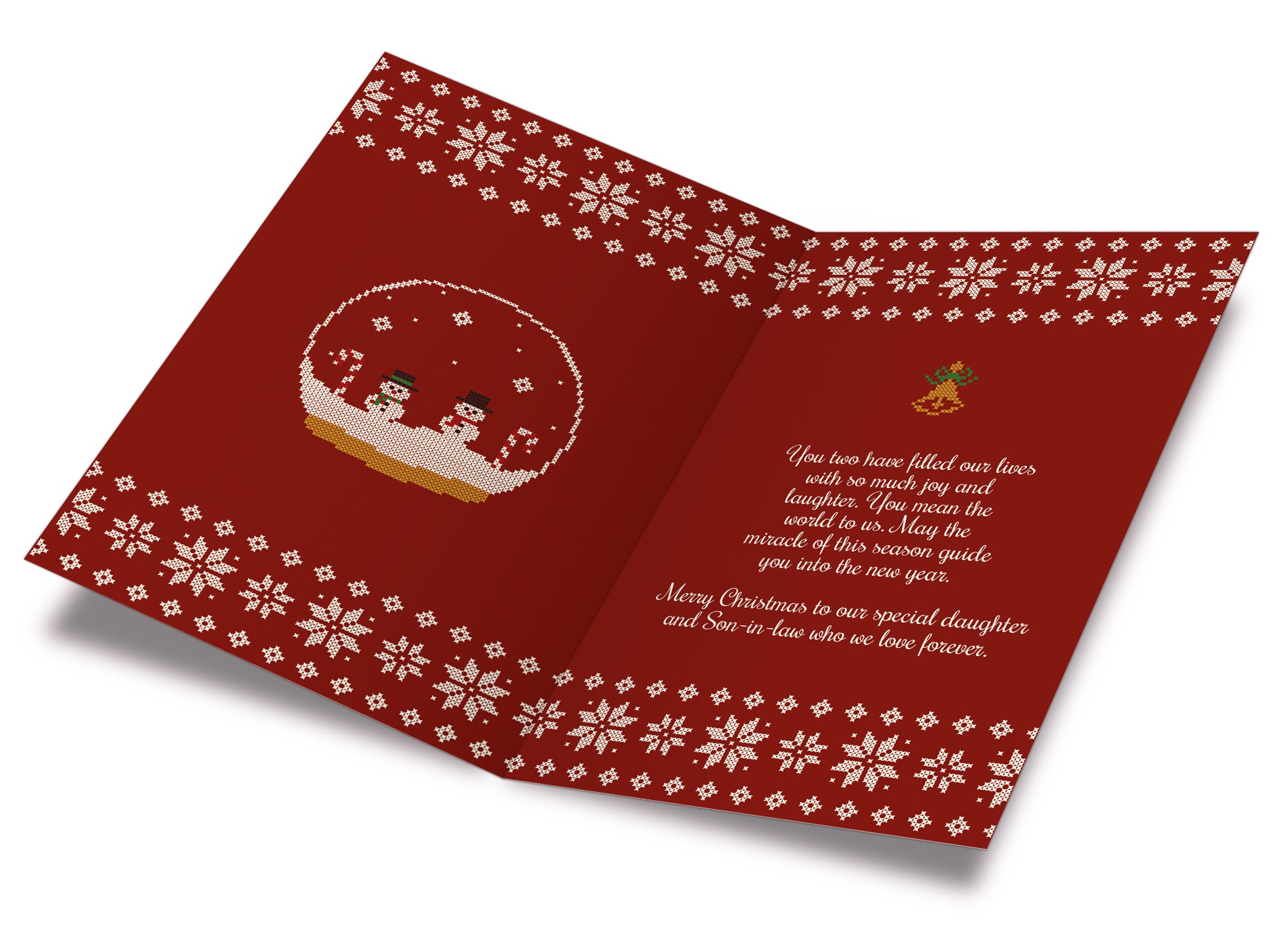 Christmas Card For Daughter & Son In Law