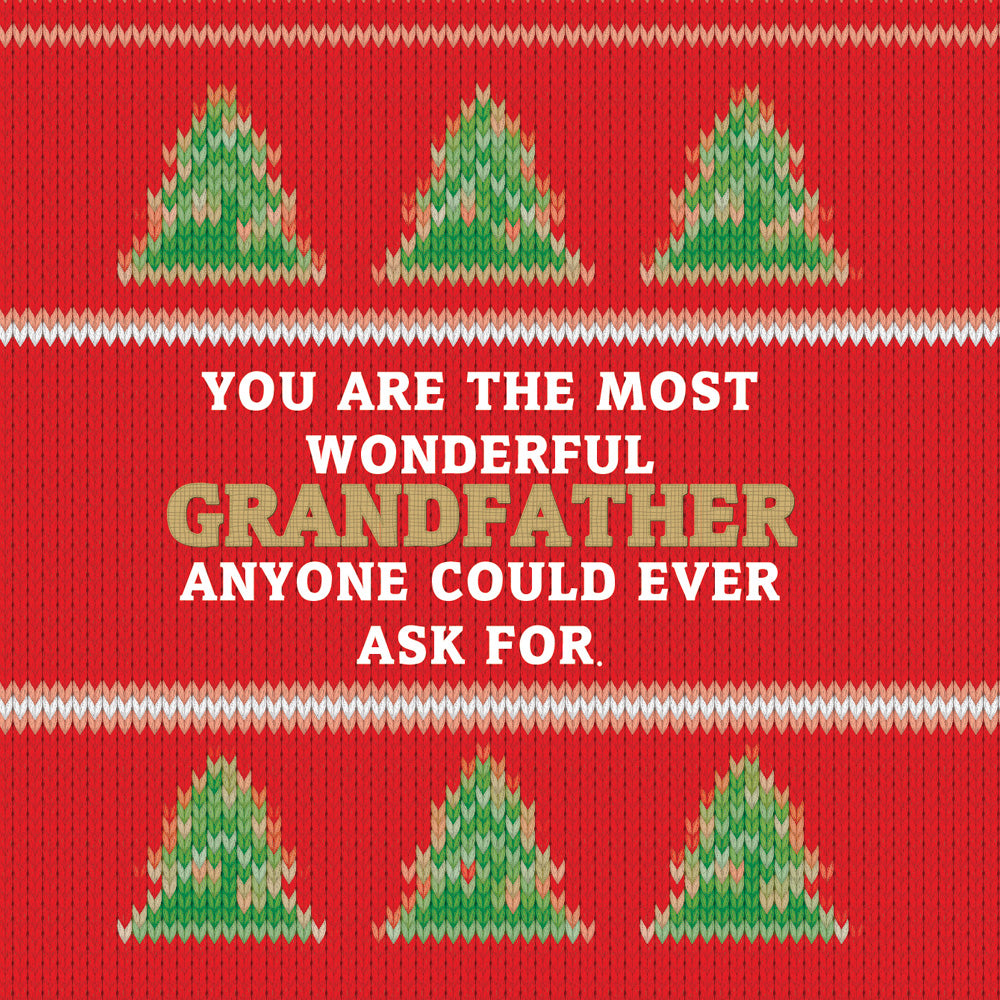 Christmas Card Grandfather (Grandpa)