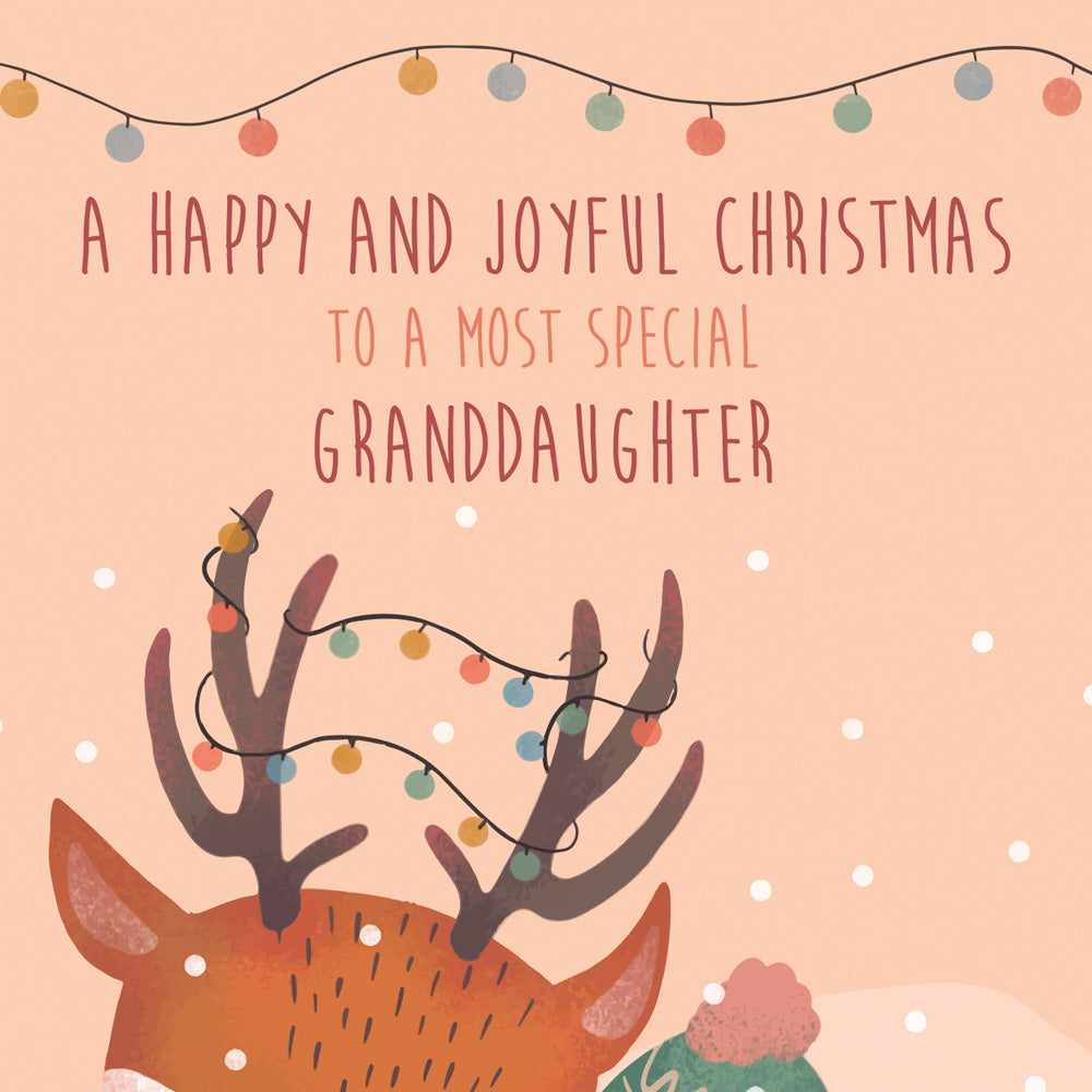 Christmas Card For Granddaughter