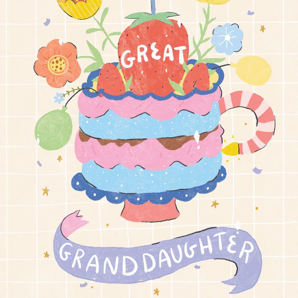 Birthday Card Great Granddaughter