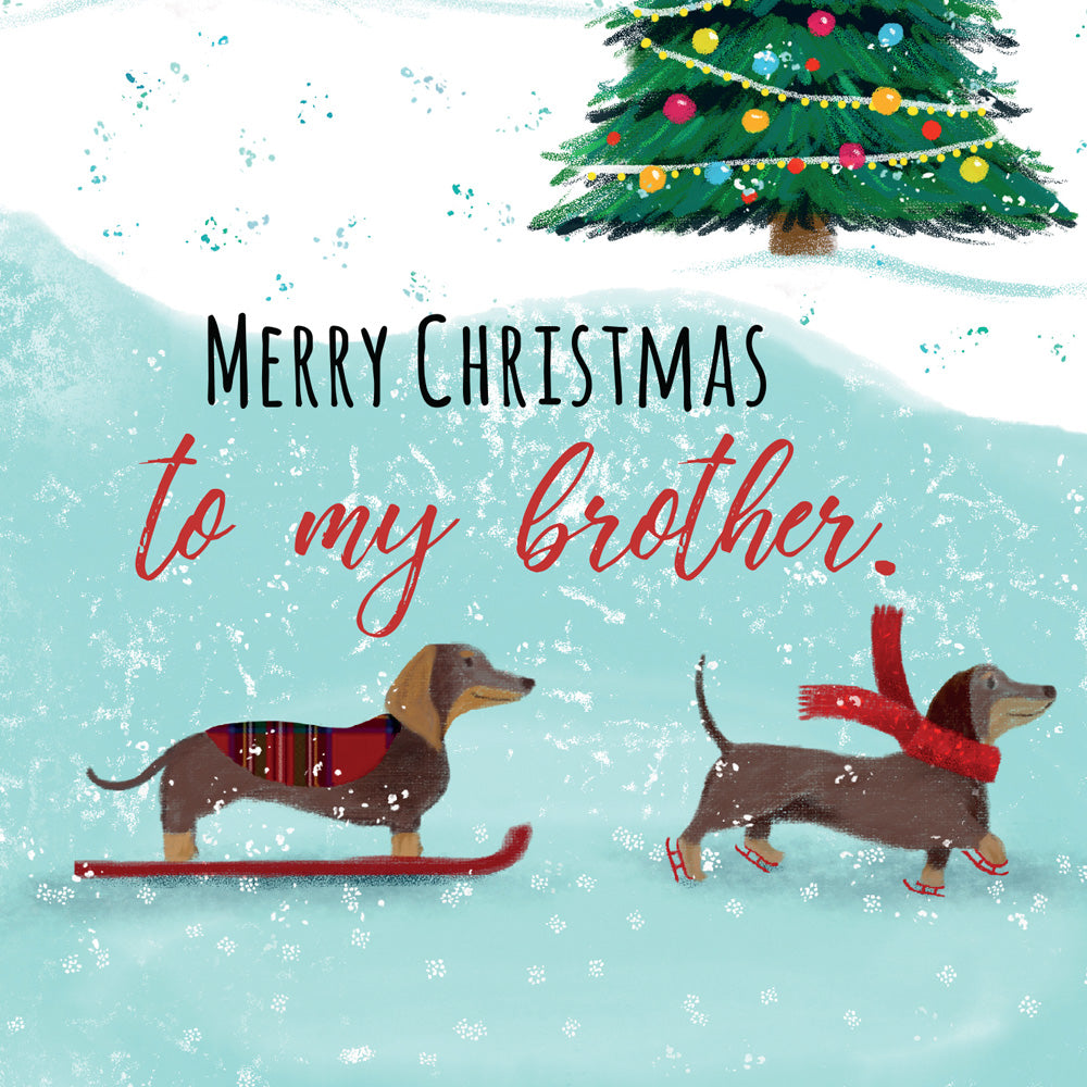 Christmas Card For Brother