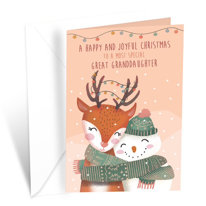 Christmas Card For Granddaughter