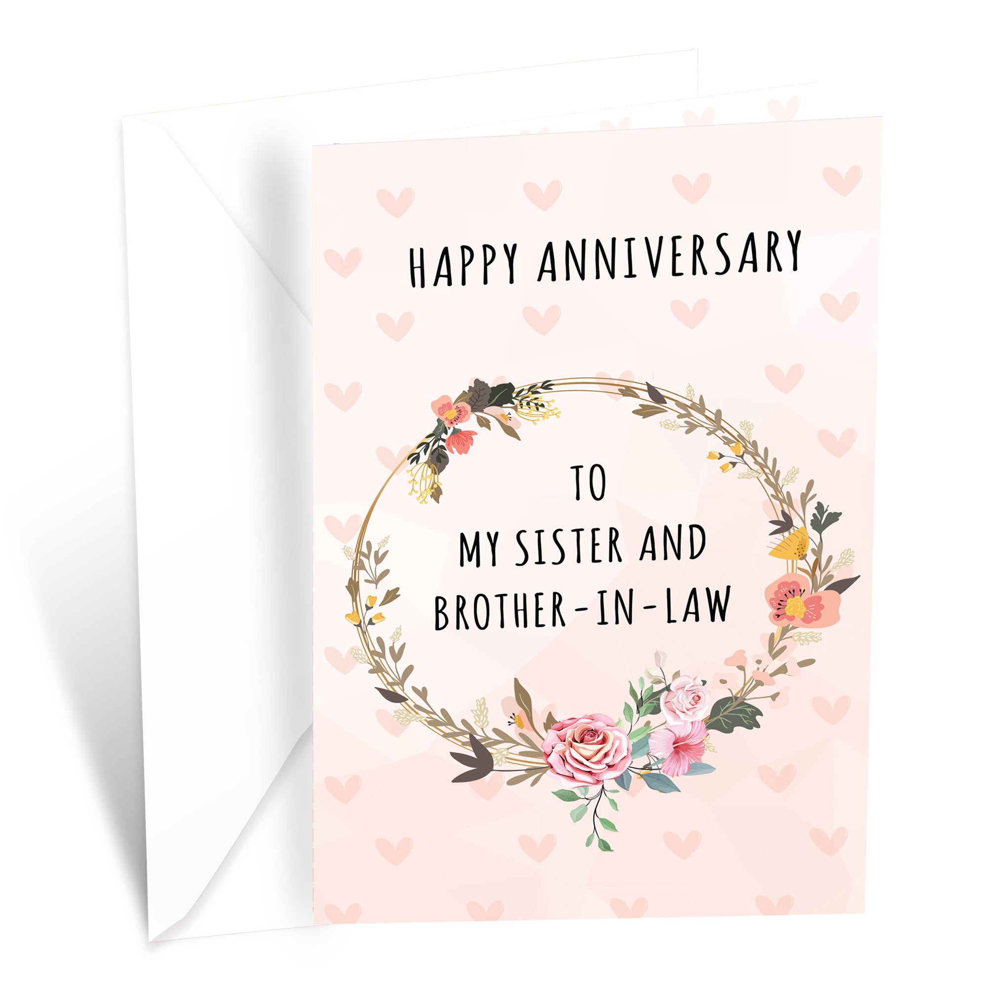Anniversary Card Sister & Brother In Law