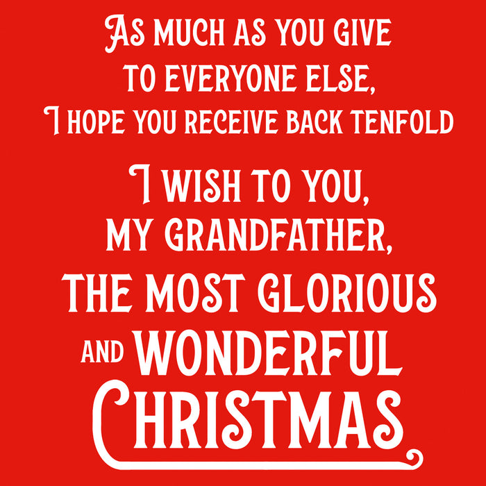 Christmas Card Grandpa