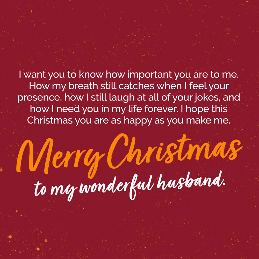 Christmas Card Husband