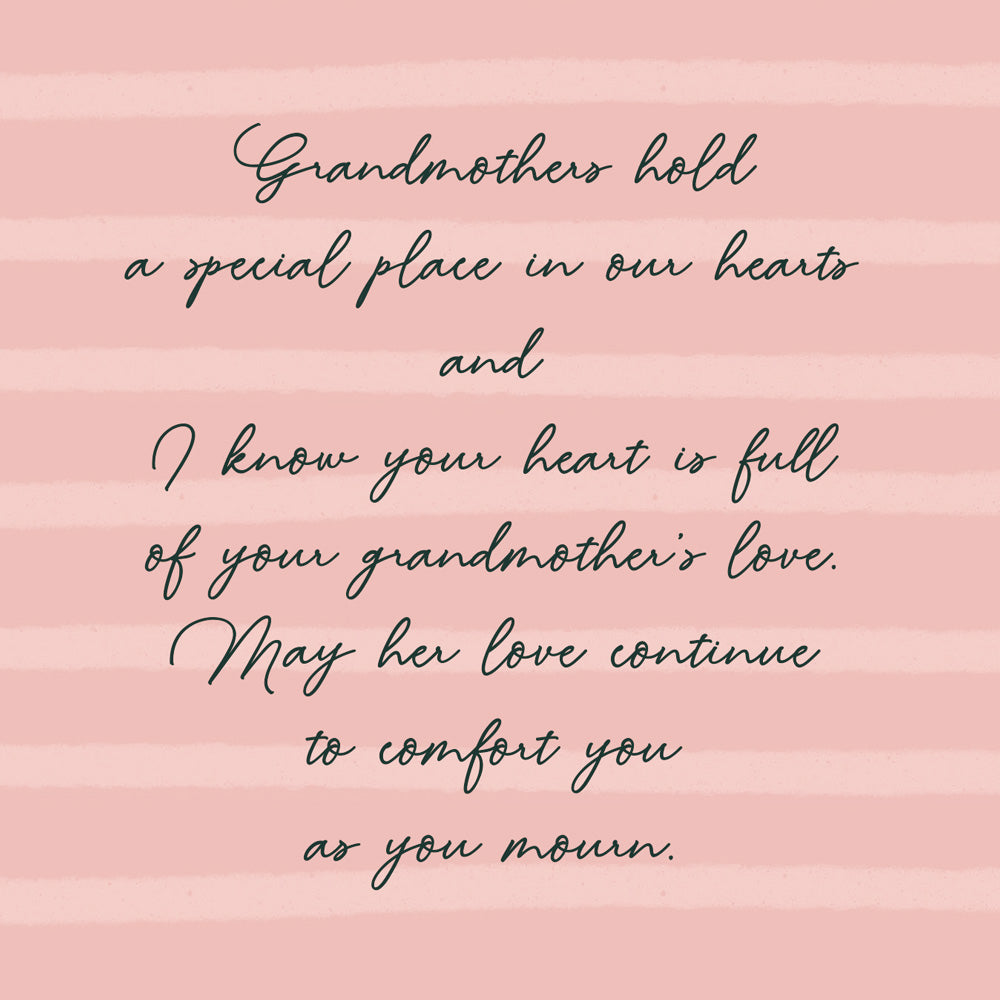 Sympathy Card Loss of Grandma (Grandmother)