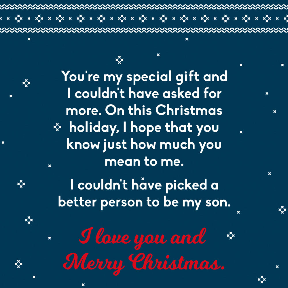 Christmas Card Son