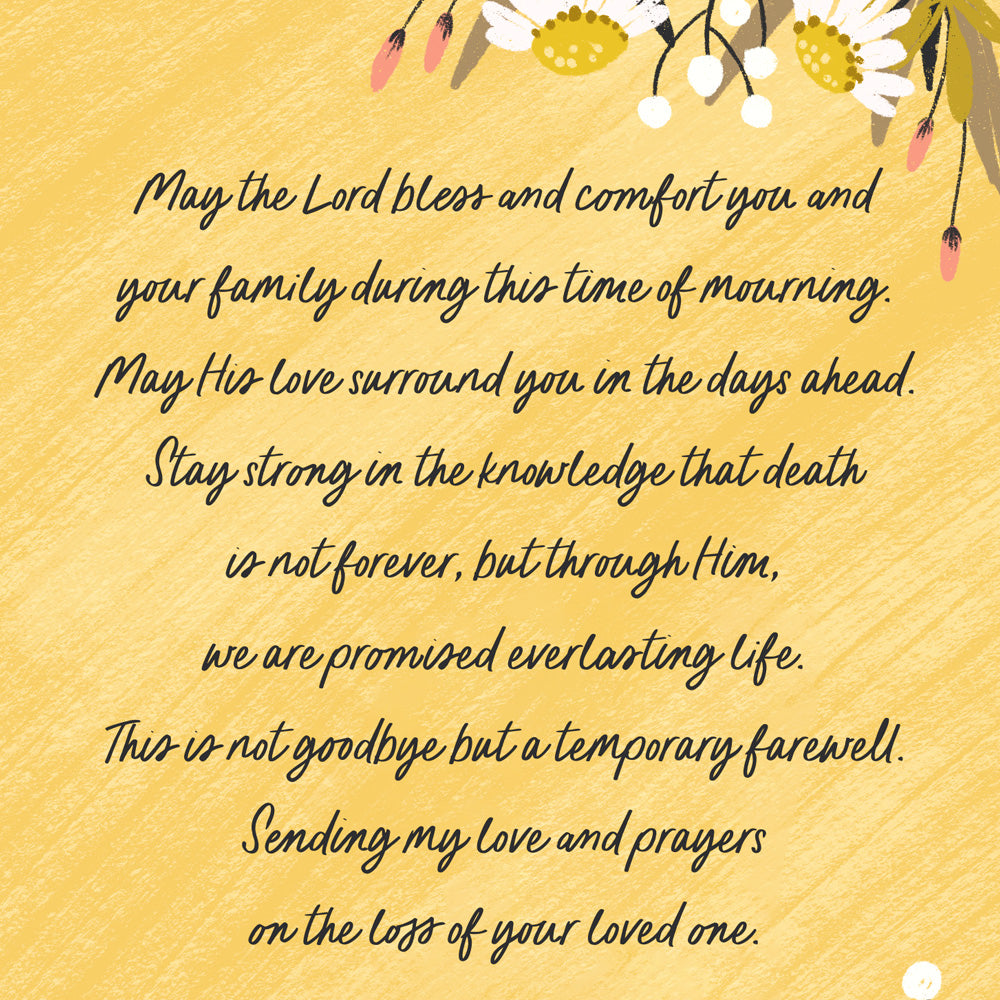 Sympathy Card Religious