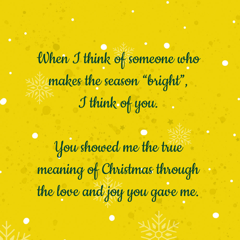 Christmas Card Aunt