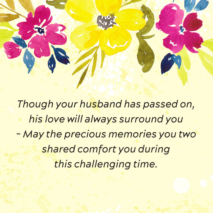 Sympathy Card Loss of Husband