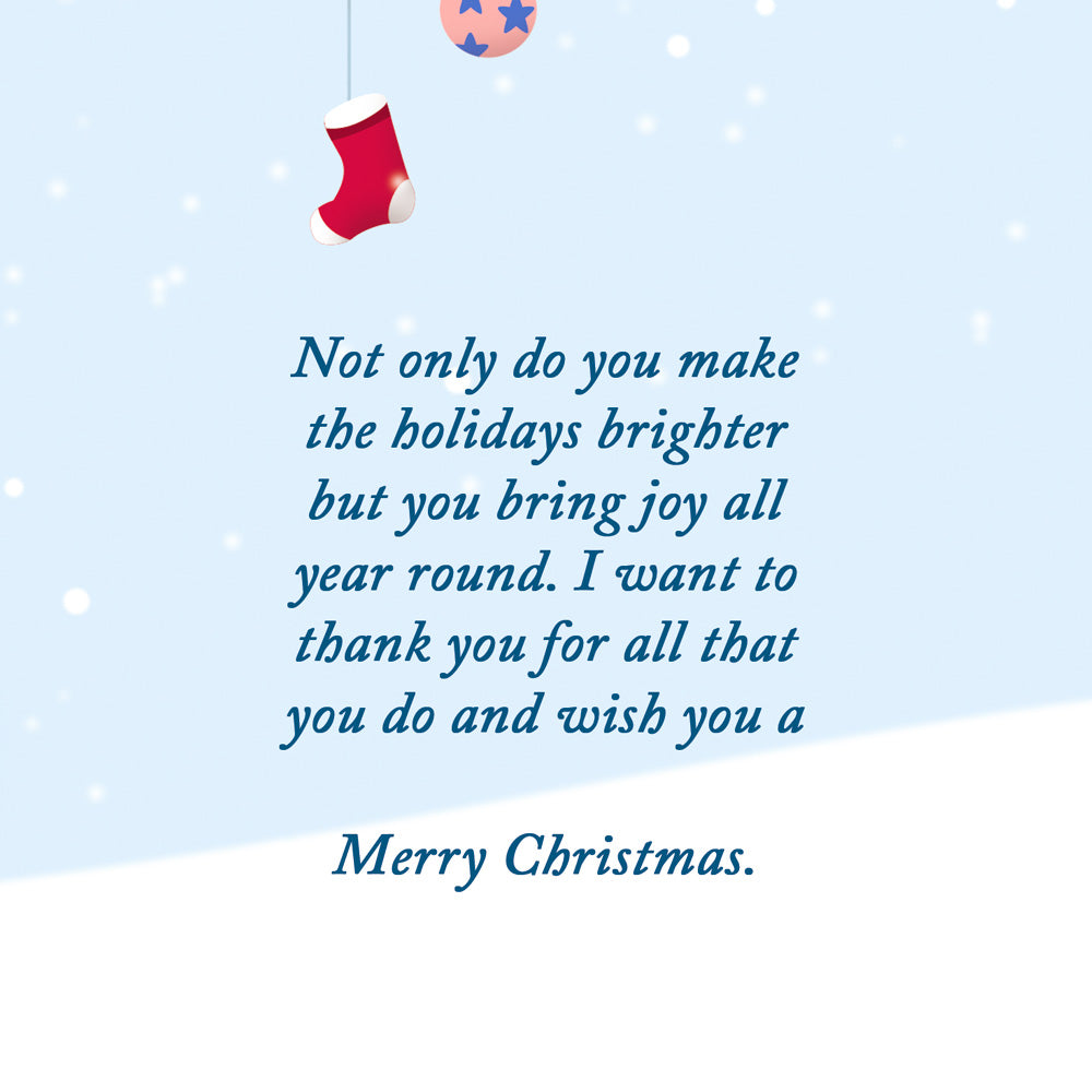 Christmas Card Uncle
