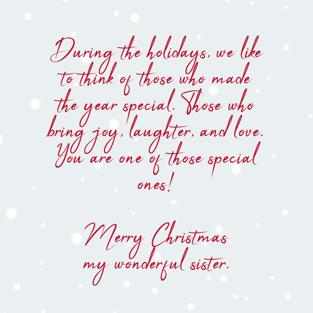 Christmas Card Sister