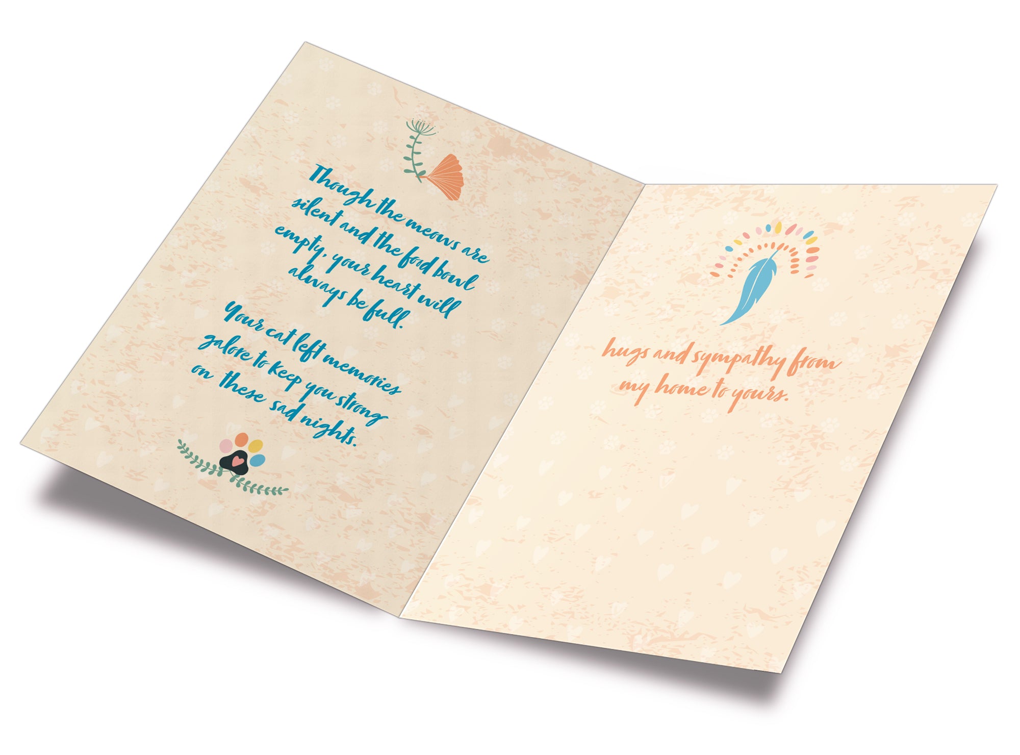 Sympathy Card Loss of Cat