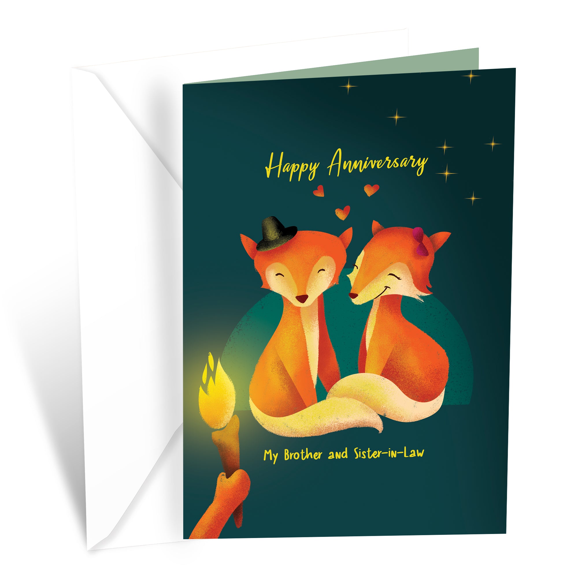 Anniversary Card Brother & Sister In Law