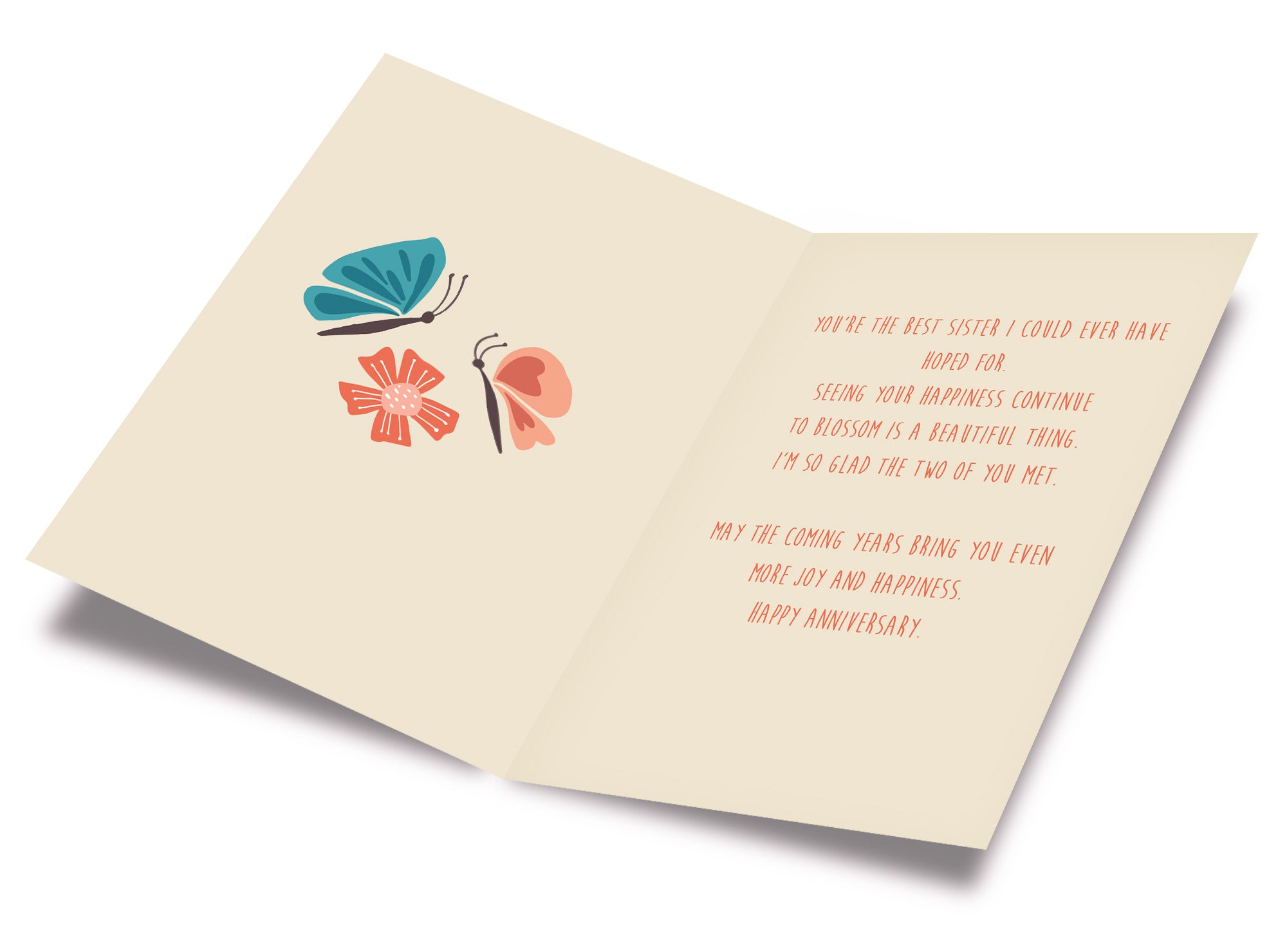 Anniversary Card For Sister & Brother In Law