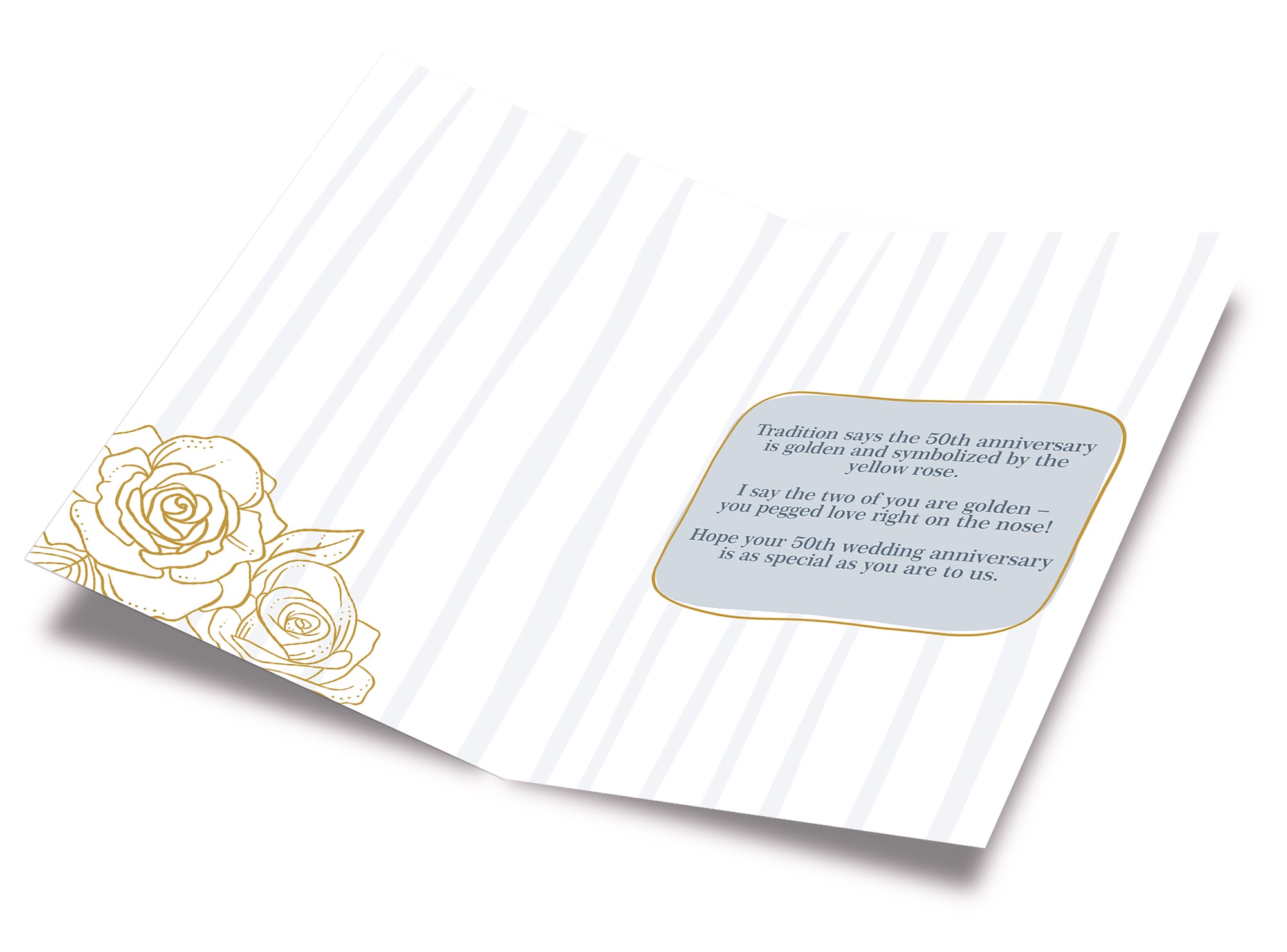 50th Anniversary Card