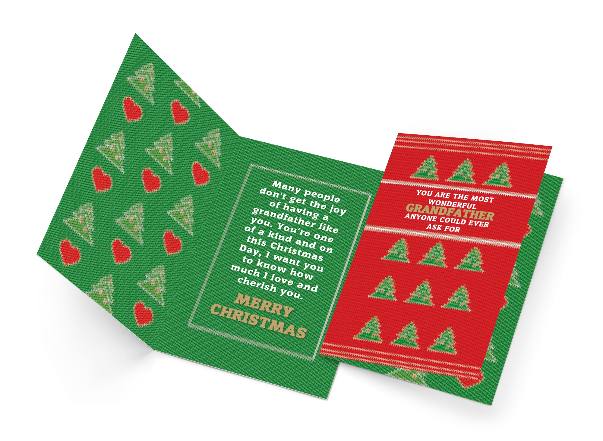 Christmas Card Grandfather (Grandpa)