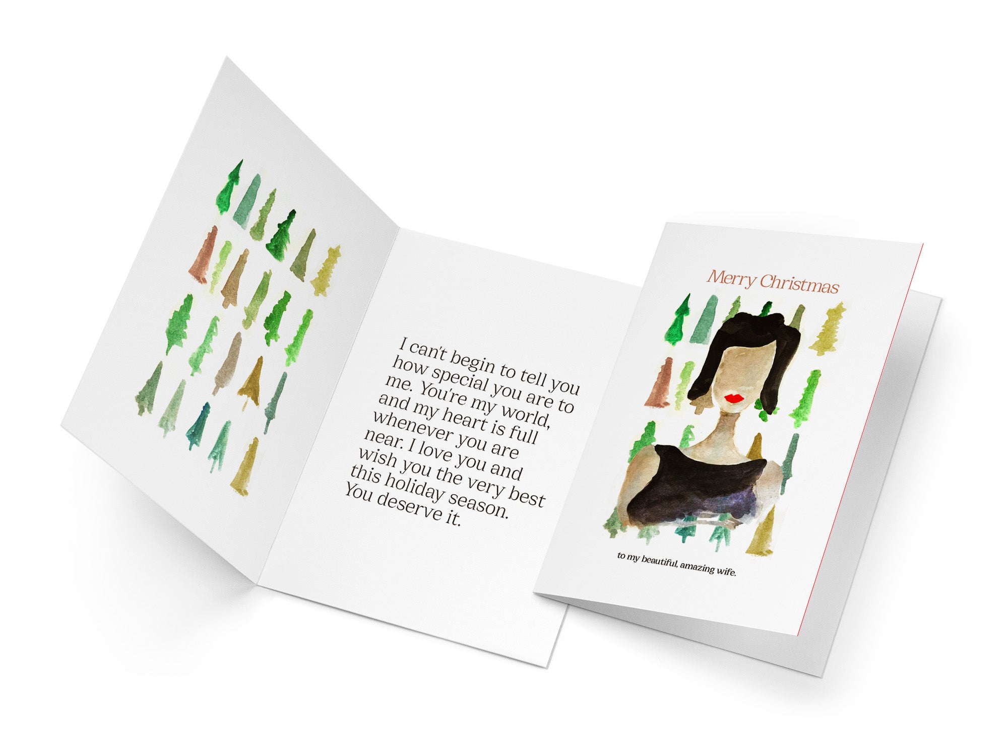 Christmas Card Wife Romantic