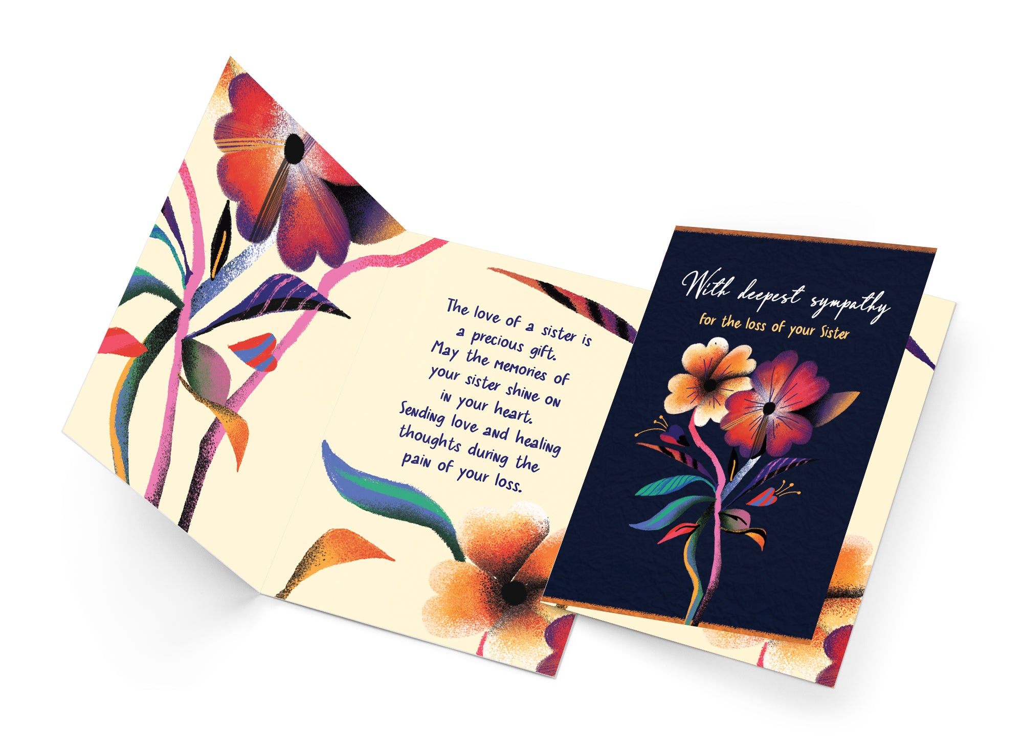 Sympathy Card For Sister