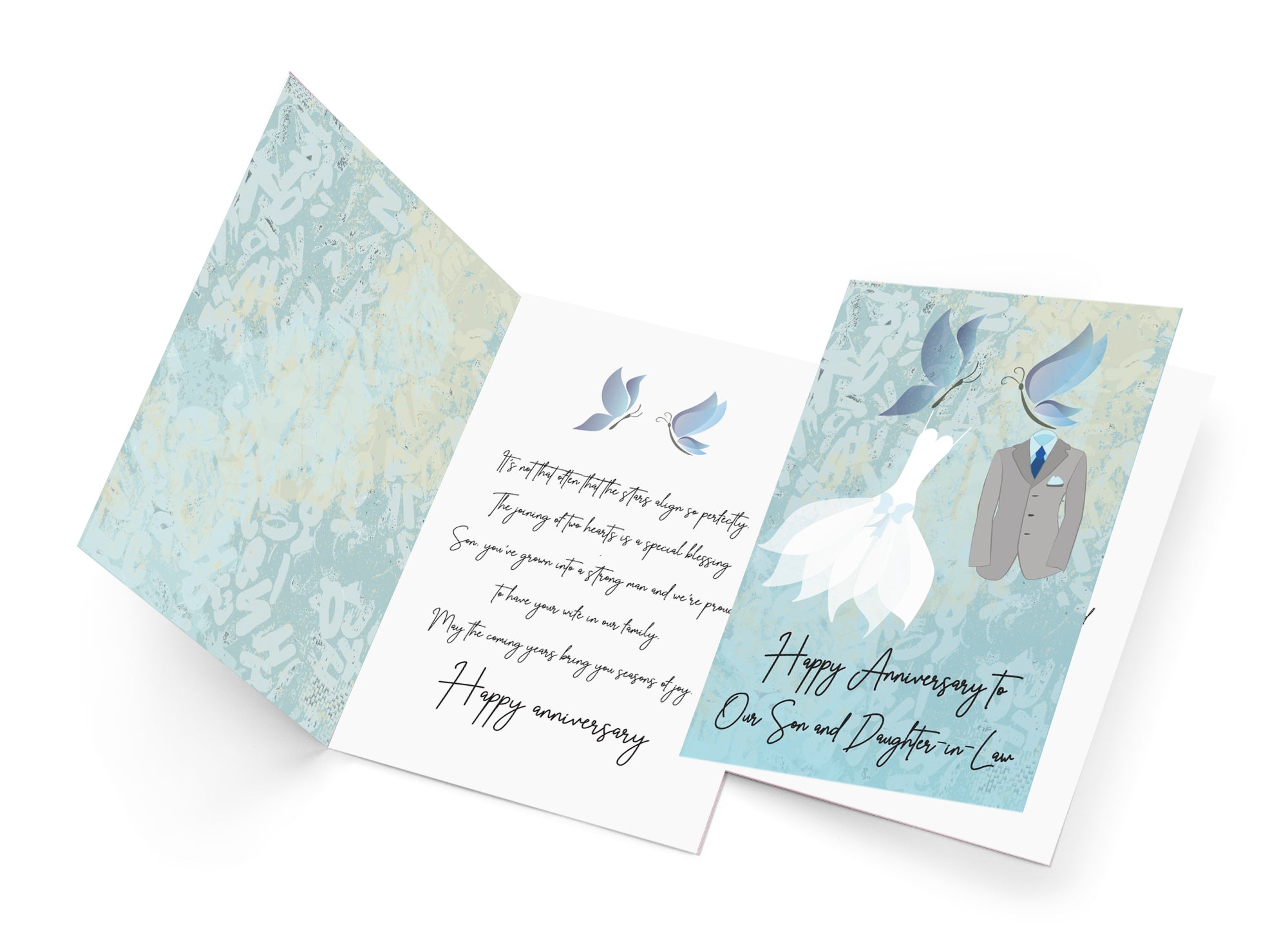 Anniversary Card Son & Daughter In Law