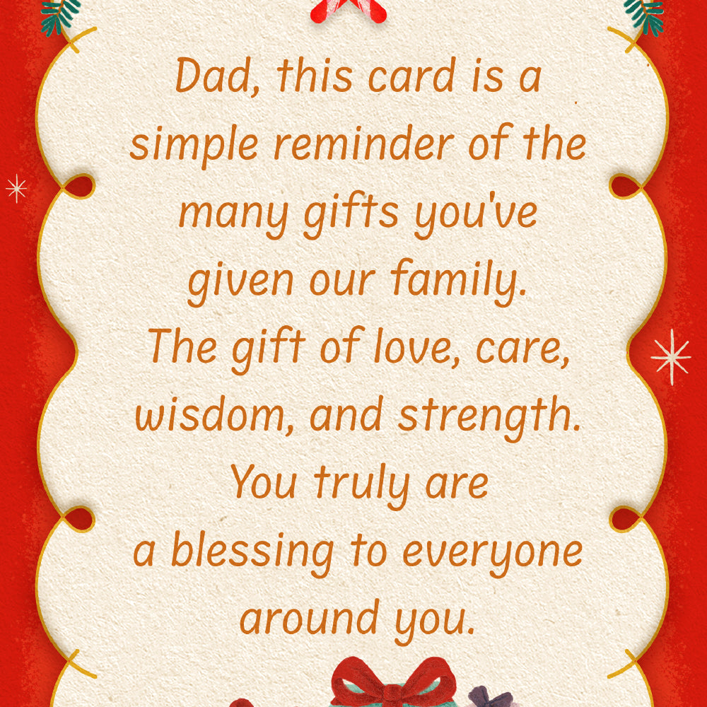 Dad Christmas Card