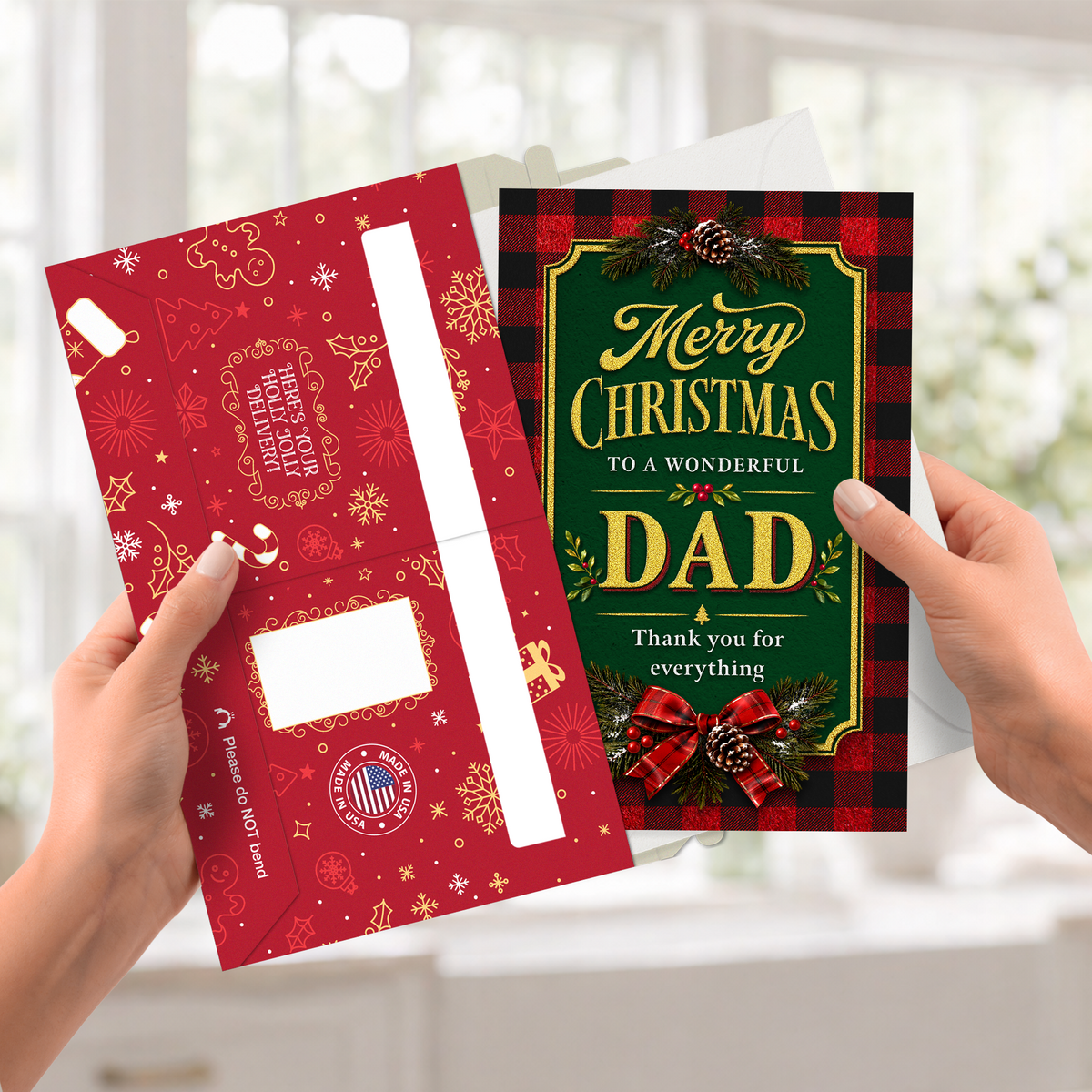Dad Christmas Card — pullout