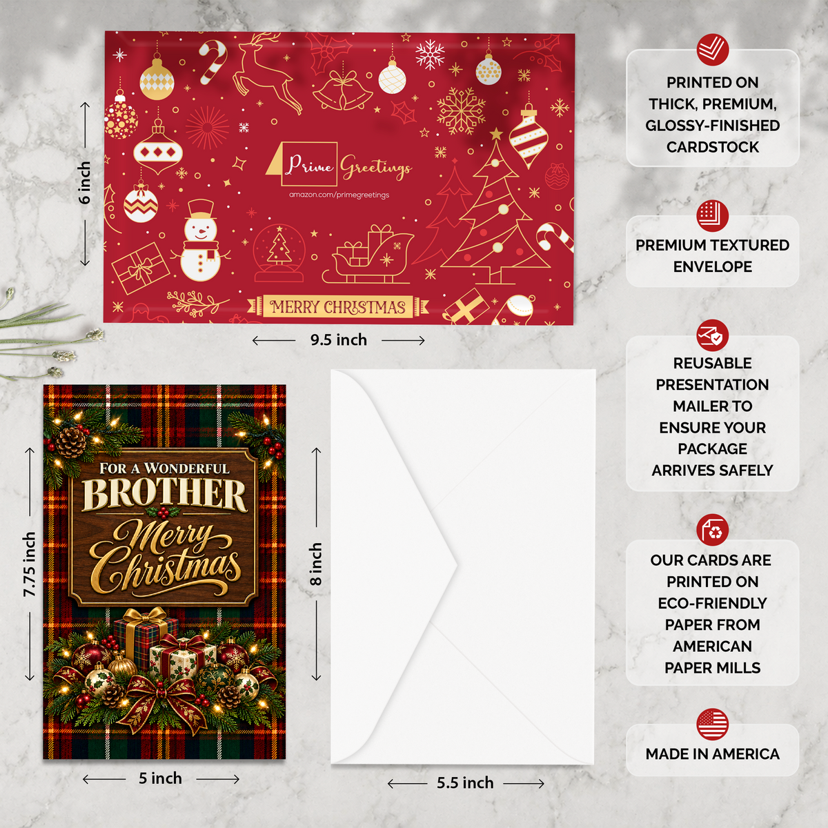 Brother Christmas Card — infographic