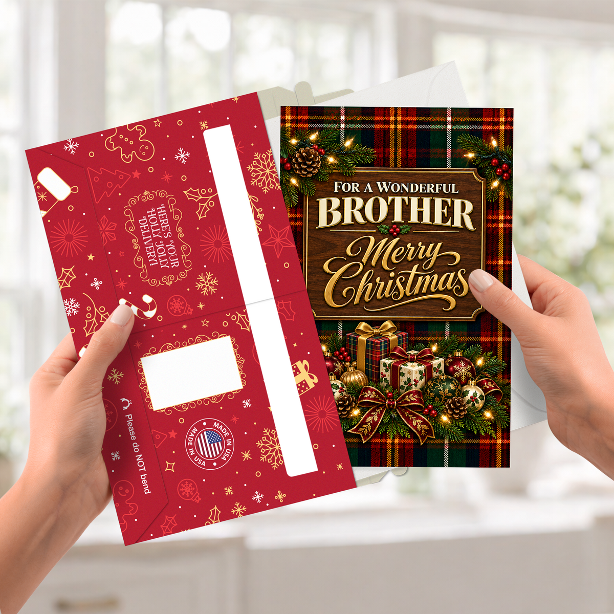 Brother Christmas Card — pullout