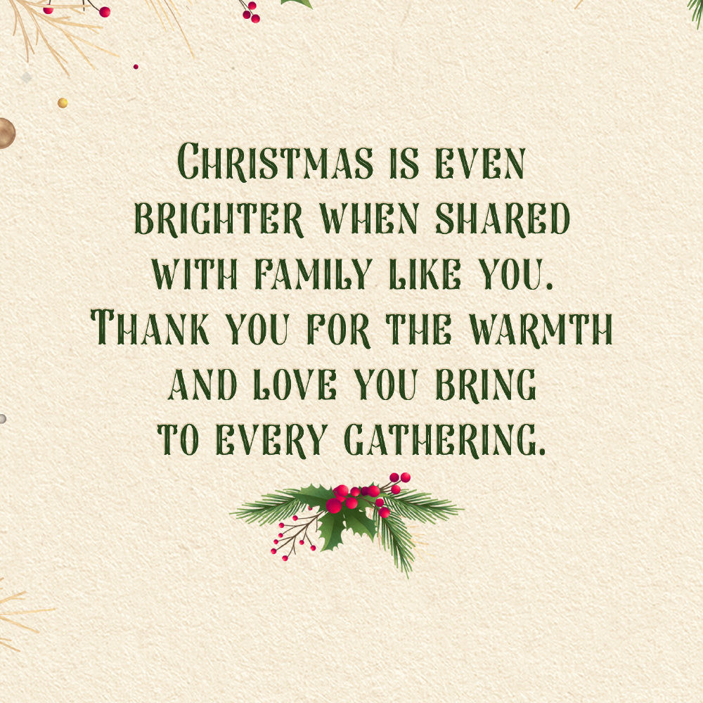 Brother and Sister-in-law Christmas Card