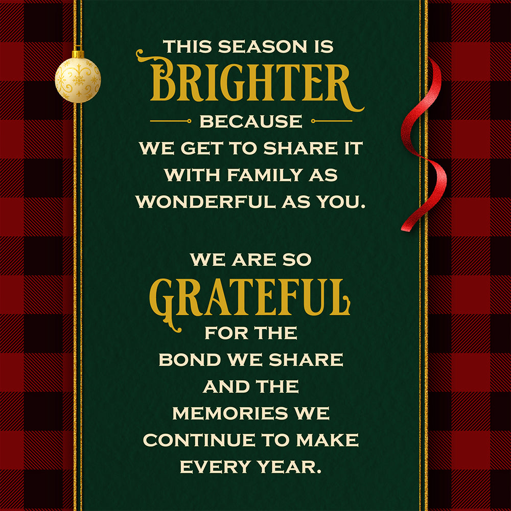 Sister and Brother In Law Christmas Card