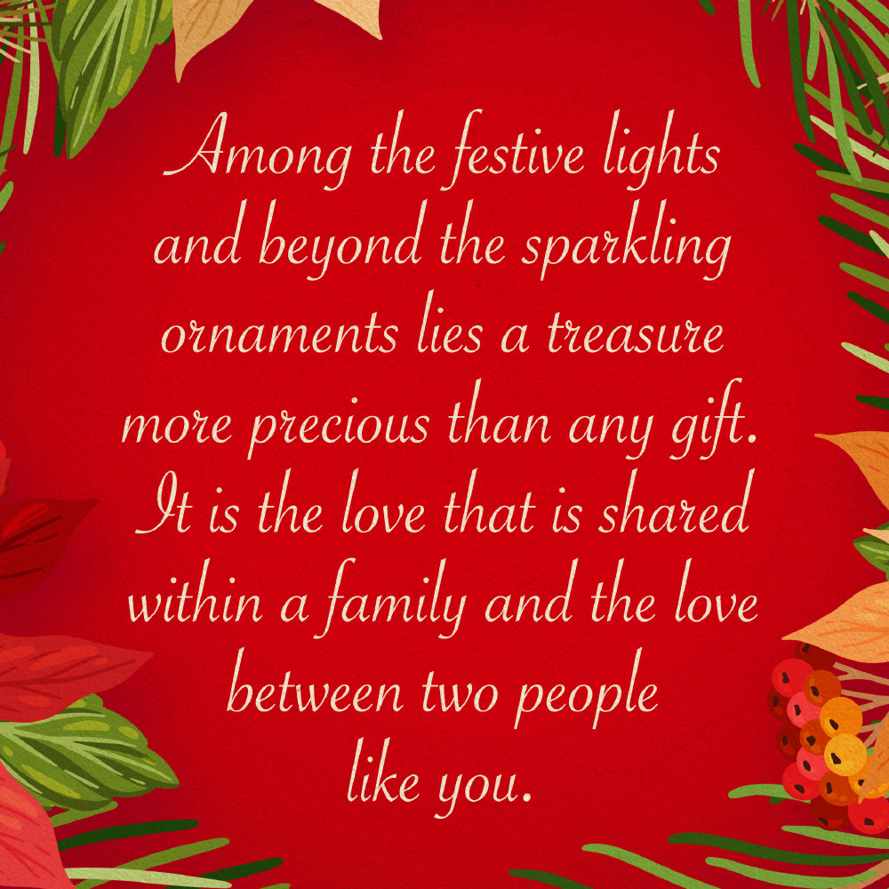 Son and Daughter In Law Christmas Card