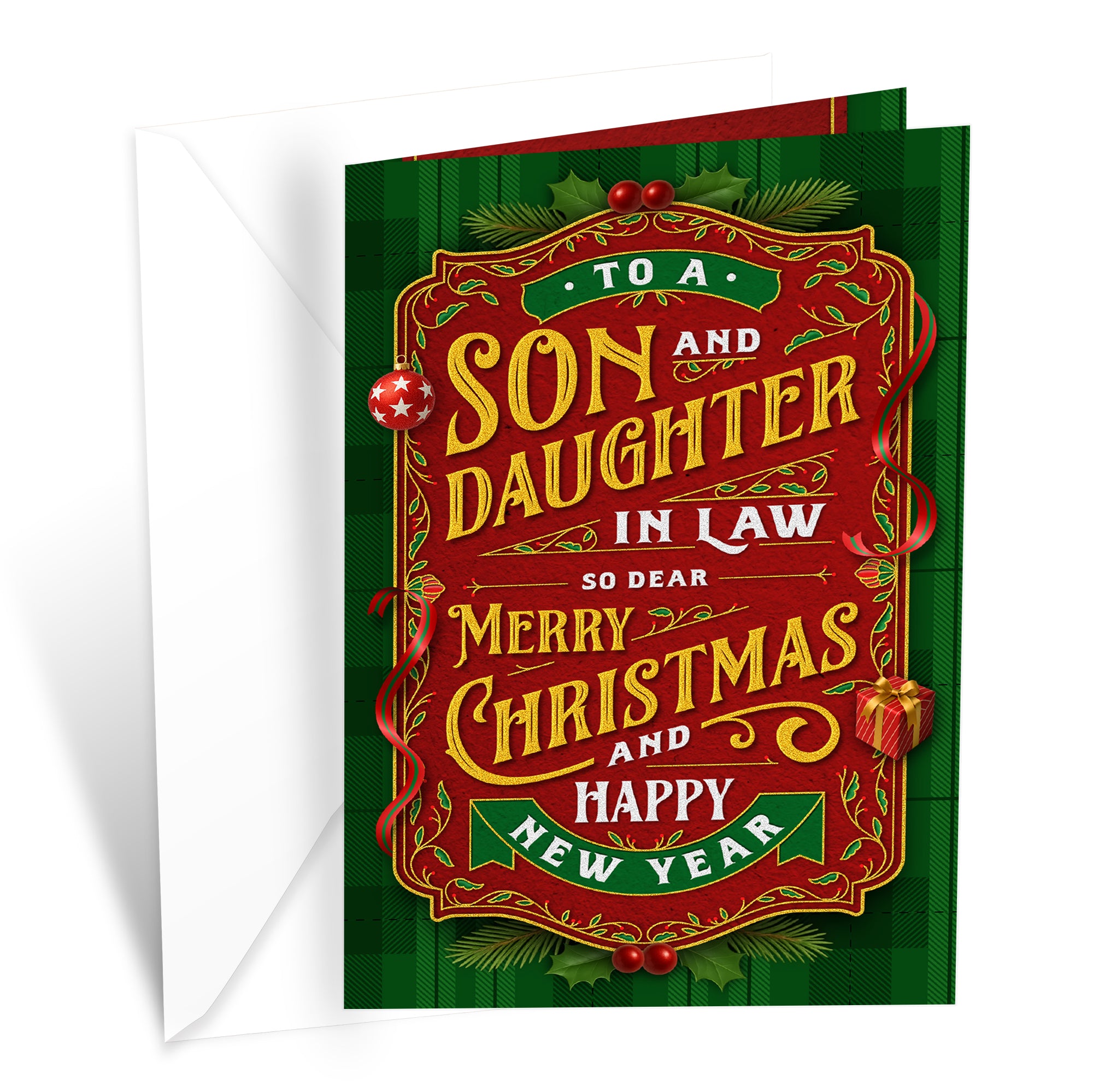 Son and Daughter in Law Christmas Card