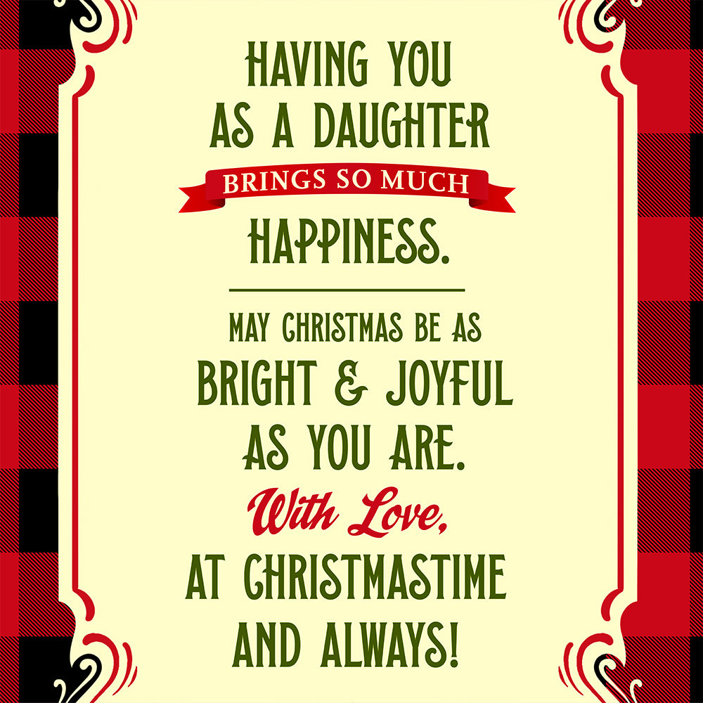 Daughter Christmas Card