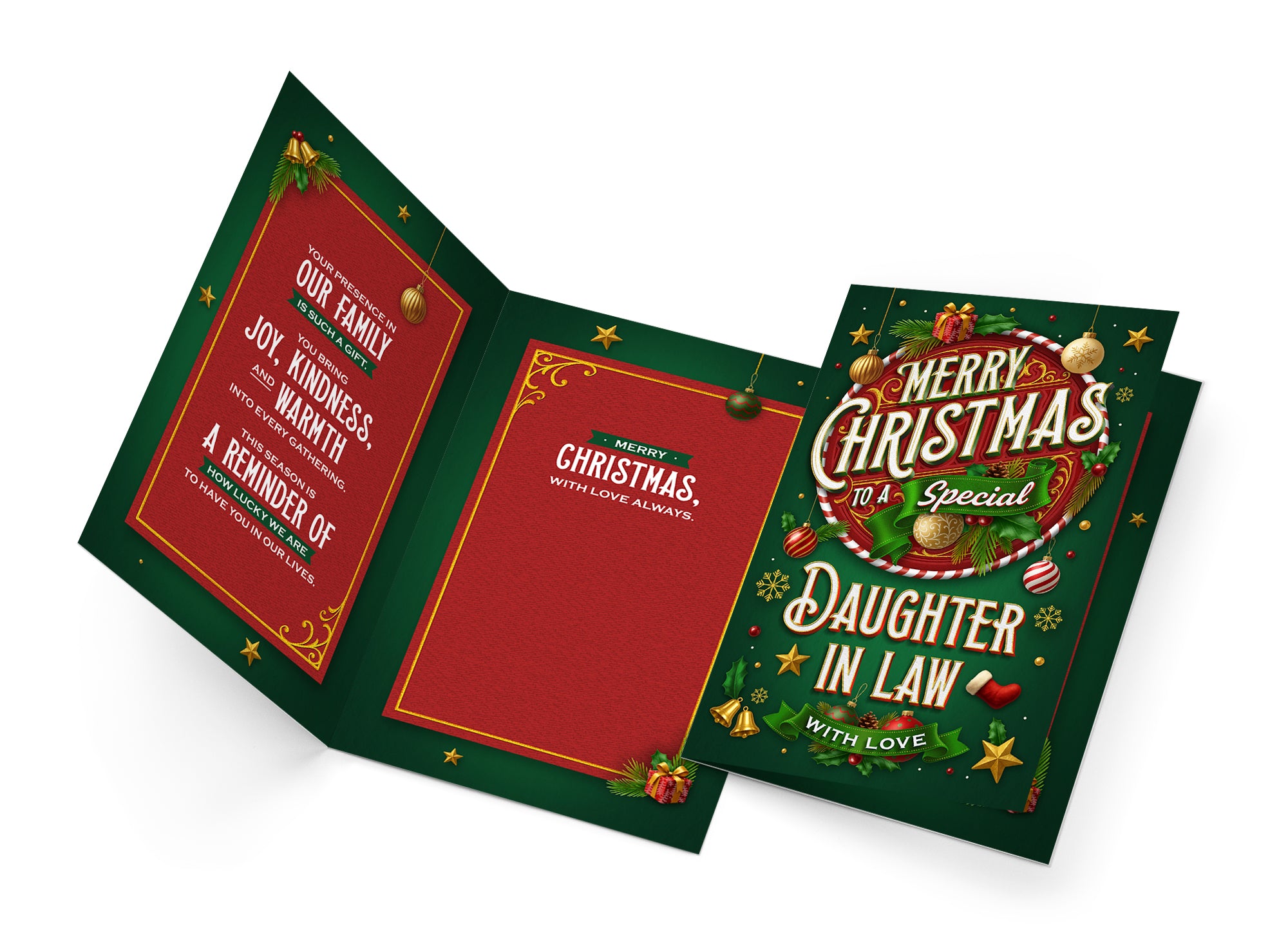 Daughter In Law Christmas Card