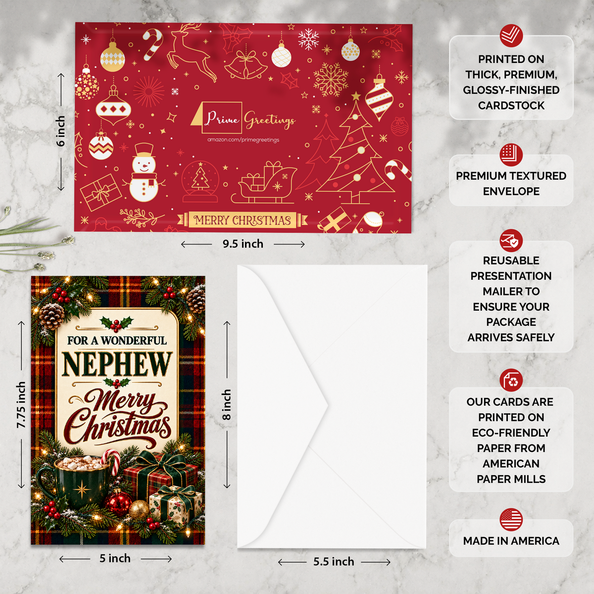 Nephew Christmas Card — infographic