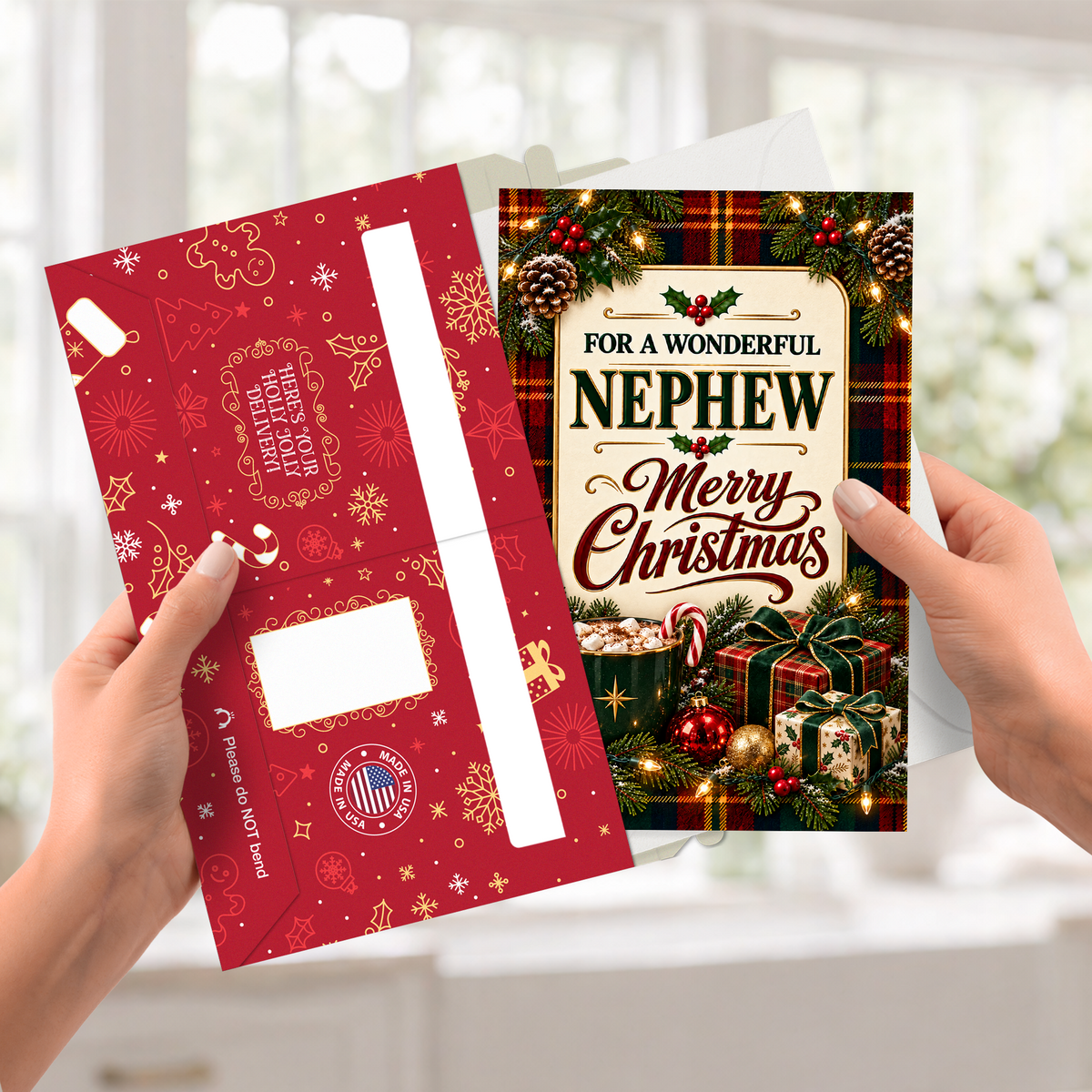 Nephew Christmas Card — pullout