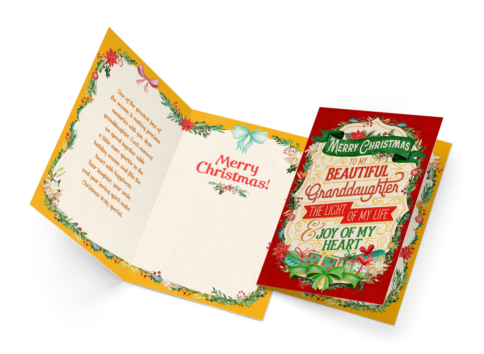 Granddaughter Christmas Card