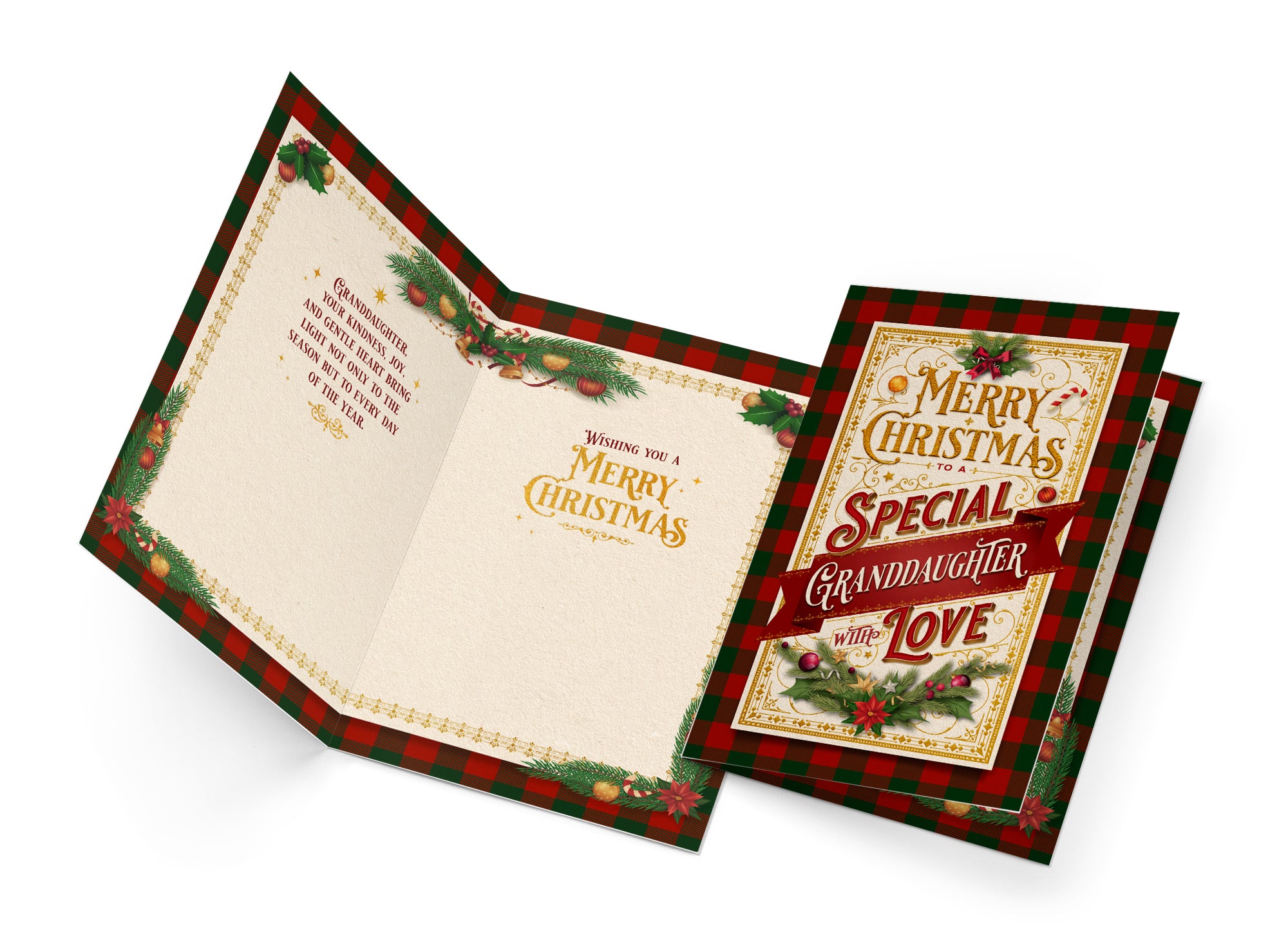 Granddaughter Christmas Card